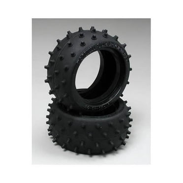 Tamiya Buggy Tire Stud Spikes - 38mm Wide RC Car Tire Accessories (2-Pack)