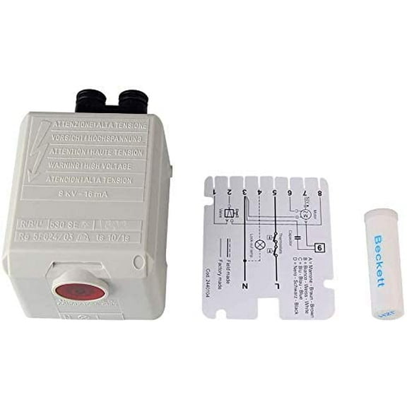 530SE Controller Control Box Combustion Flame Detector Flame Sensor Ignitor Primary Relay Box Compatible for RIELLO 40G Oil Burner Controller with Electric Eye