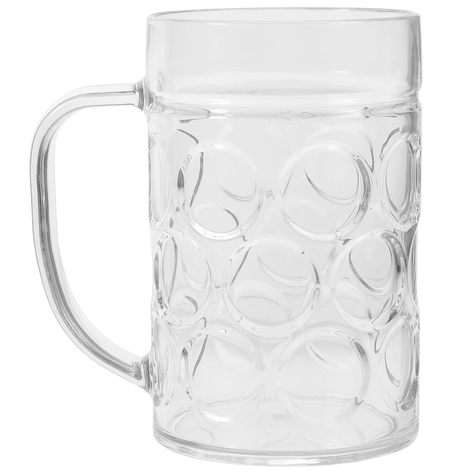 530ml Plastic Clear Water Mug Beer Cup Home Bar Party Drinking Cup with