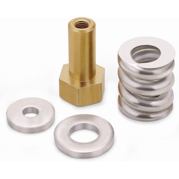 53108900 Brass Spring Barrel Nut Assembly Compatible with FNS DE Filter, Clean and Clear, Quad DE Filter and FullFlo XF Filters, Brass Nut for 190003 Tension Control Clamp Kit Pool and Spa Filters