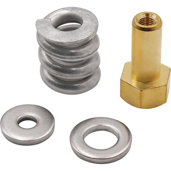53108900 Brass Spring Barrel Nut Assembly Compatible with FNS DE Filter, Clean and Clear, Quad DE Filter and FullFlo XF Filters, Brass Nut for 190003 Tension Control Clamp Kit Pool and Spa Filters