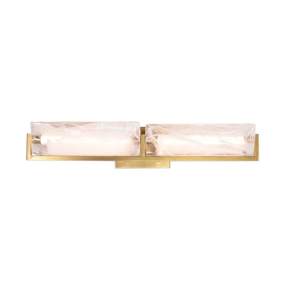 531B02SB Varaluz Lighting Mingle - 20W 2 LED Bath Vanity-4.75 Inch Tall and 25.5 Inch Wide