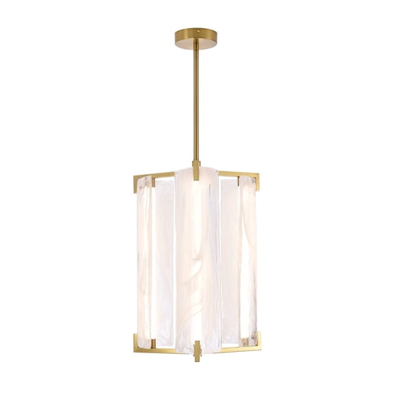 531P03SB Varaluz Lighting Mingle - 39W 3 LED Pendant-22 Inch Tall and 17 Inch Wide