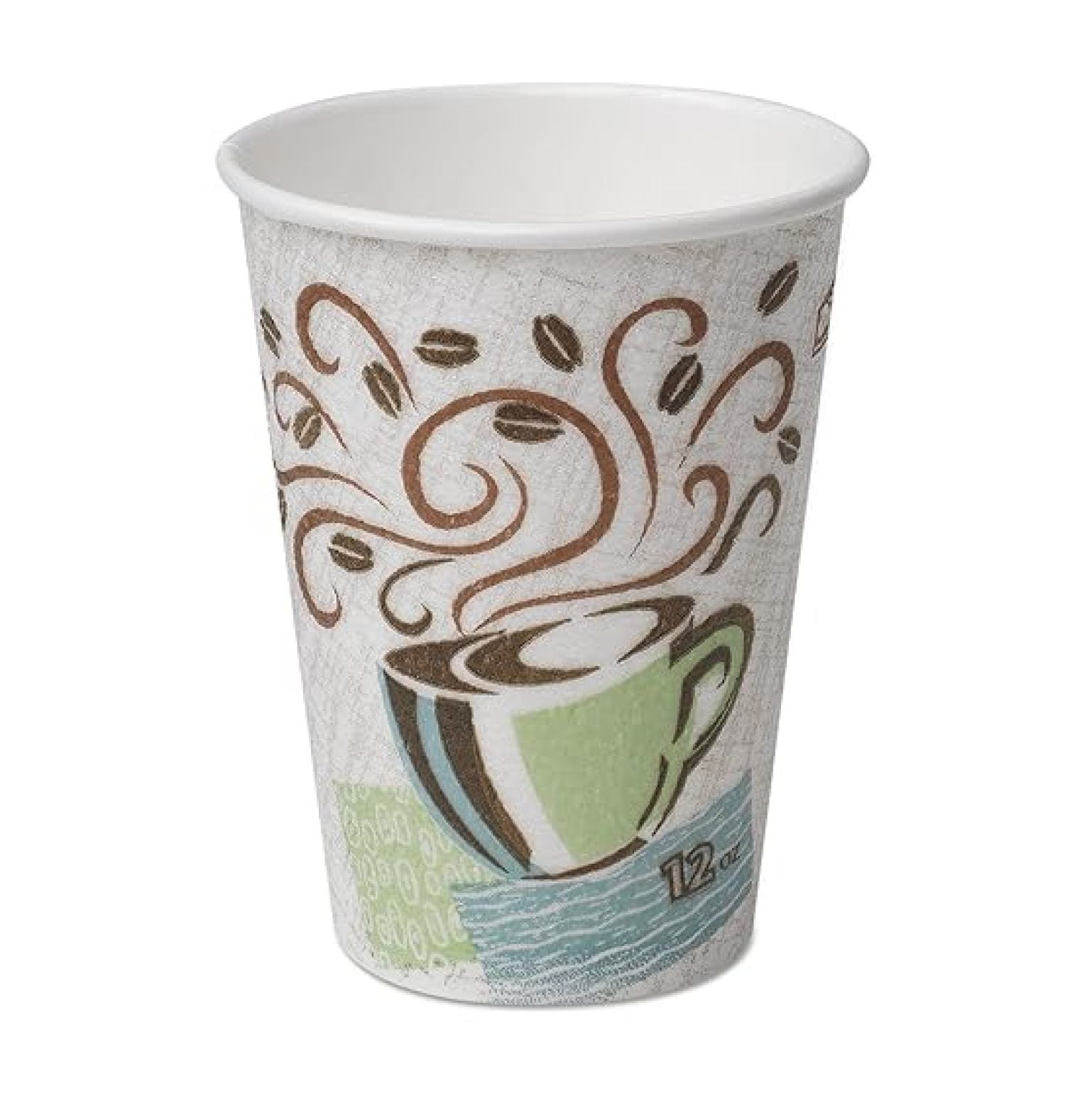 5356DX WiseSize Insulated Paper Cup, Coffee Dreams Design, 16 oz ...