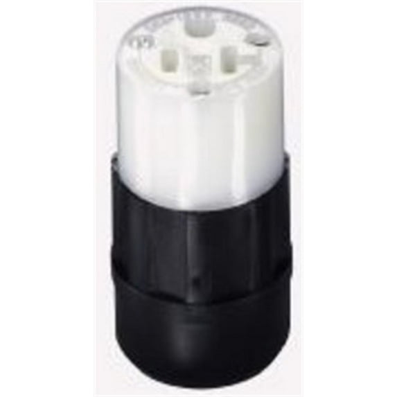 5369 20A Straight Connector-Black, Cooper Wiring Devices, EACH, EA, Meets all UL