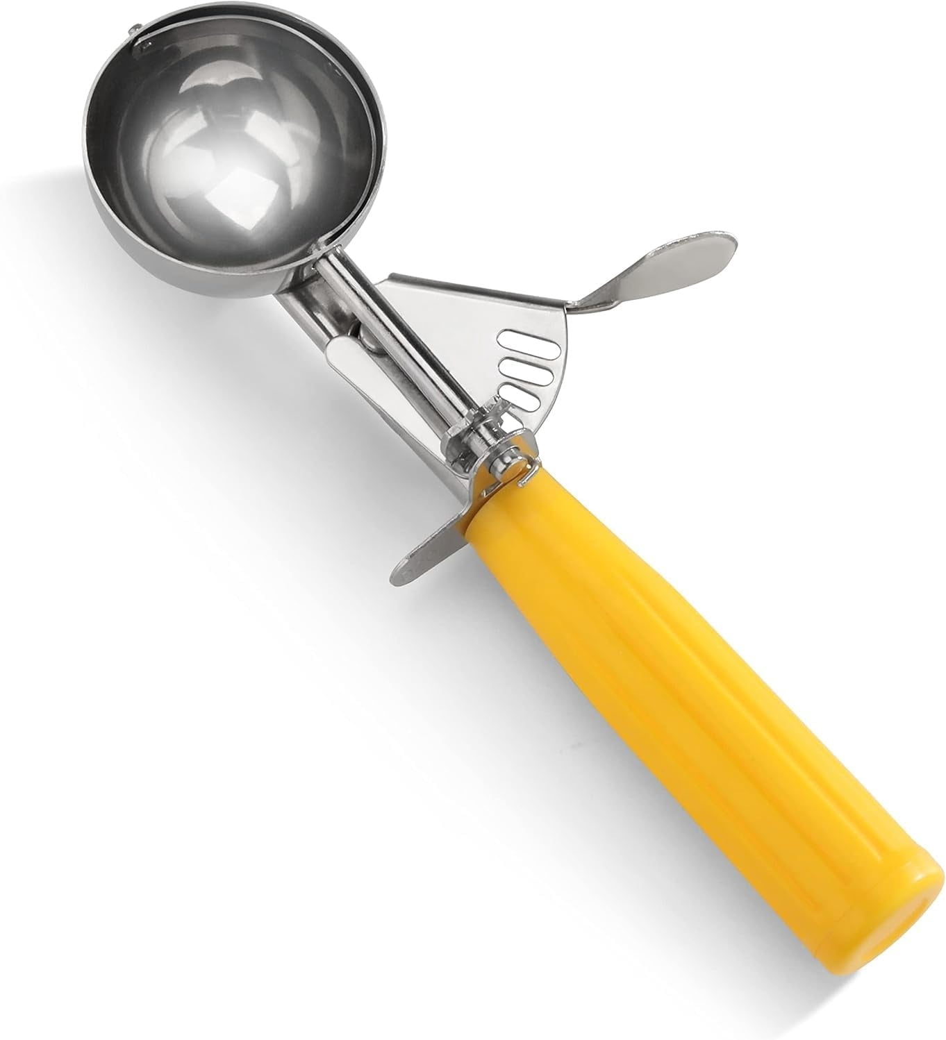 537713 Commercial-Grade Thumb Press Food Disher/Ice Cream Scoop, 18/8 ...