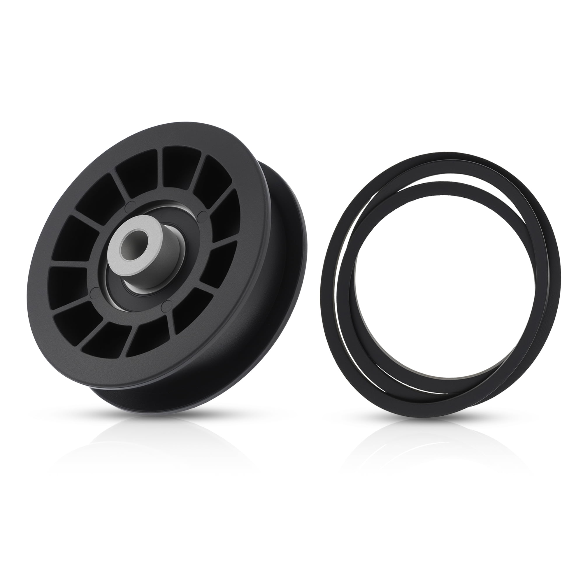 539110311/539110411 Drive Flat Idler Pulley Drive Belt for Husqvarna Z254F Z200 CZ3815 CZ4217 RZ5424 Z5426 Zero-Turn RZ4623 Ride On Lawn Mower for Poulan Pro 460ZX Lawn Tractor