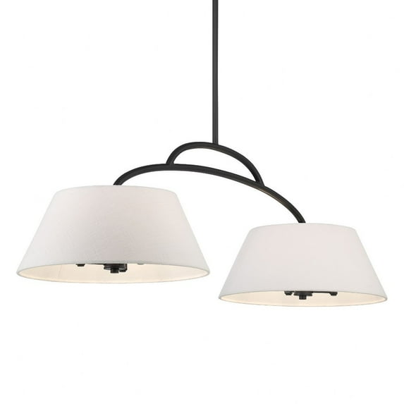 5398-66A-Minka Lavery-Headington - 6 Light Island-15 Inches Tall and 18 Inches Wide