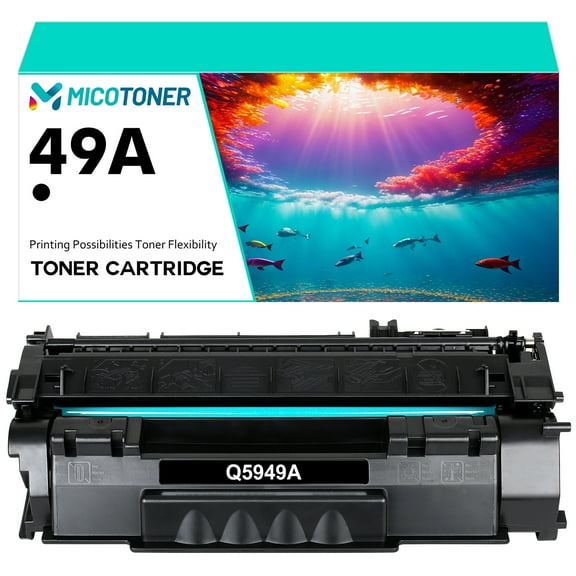 53A 49A Black Toner Cartridge Compatible for HP 49A Q5949A Q7553A 53A Black Toner Cartridge Replacement for HP 1320 P2015 1320tn 1320nw 1320n P2015n P2015d Printer Ink