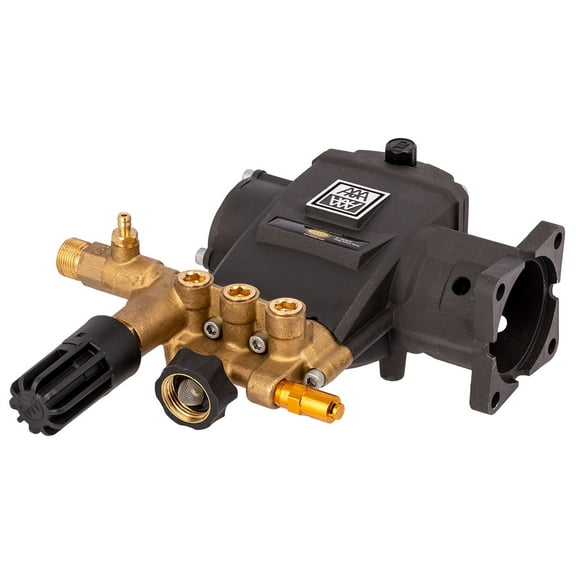 53BRD28 Simpson AAA Horizontal Triplex Plunger Replacement Pressure Washer Pump Kit, 2.8 GPM @ 3200 Max PSI with 3/4" Hollow Shaft, Includes Siphon Tube and Hardware