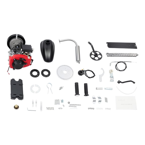53CC 4Stroke Gas Cycle Bike Engine Kit Petrol Motorized Bicycle Motor Full Set