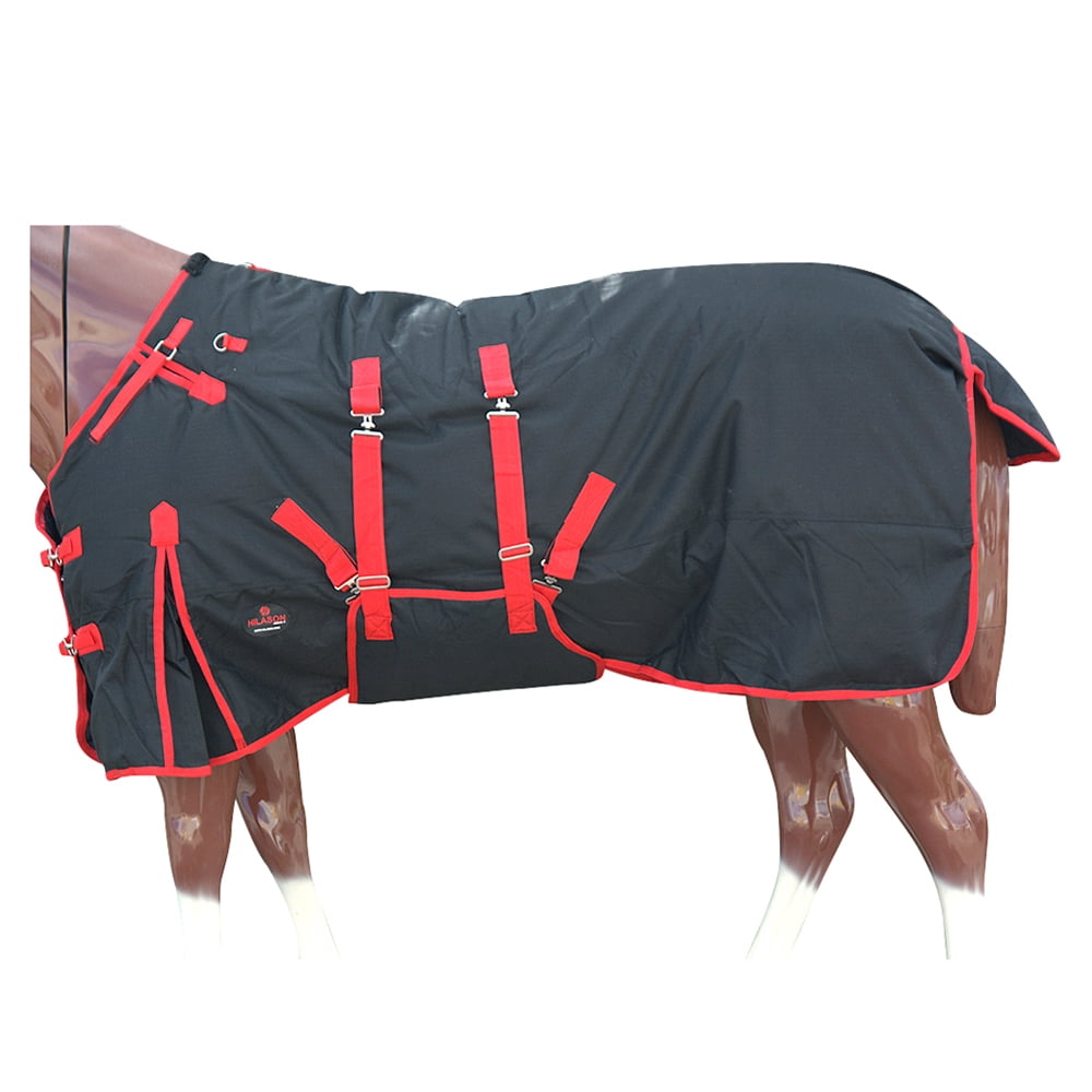 53HI 75" Hilason 1200D Waterproof Poly Turnout Horse Winter Belly Wrap
