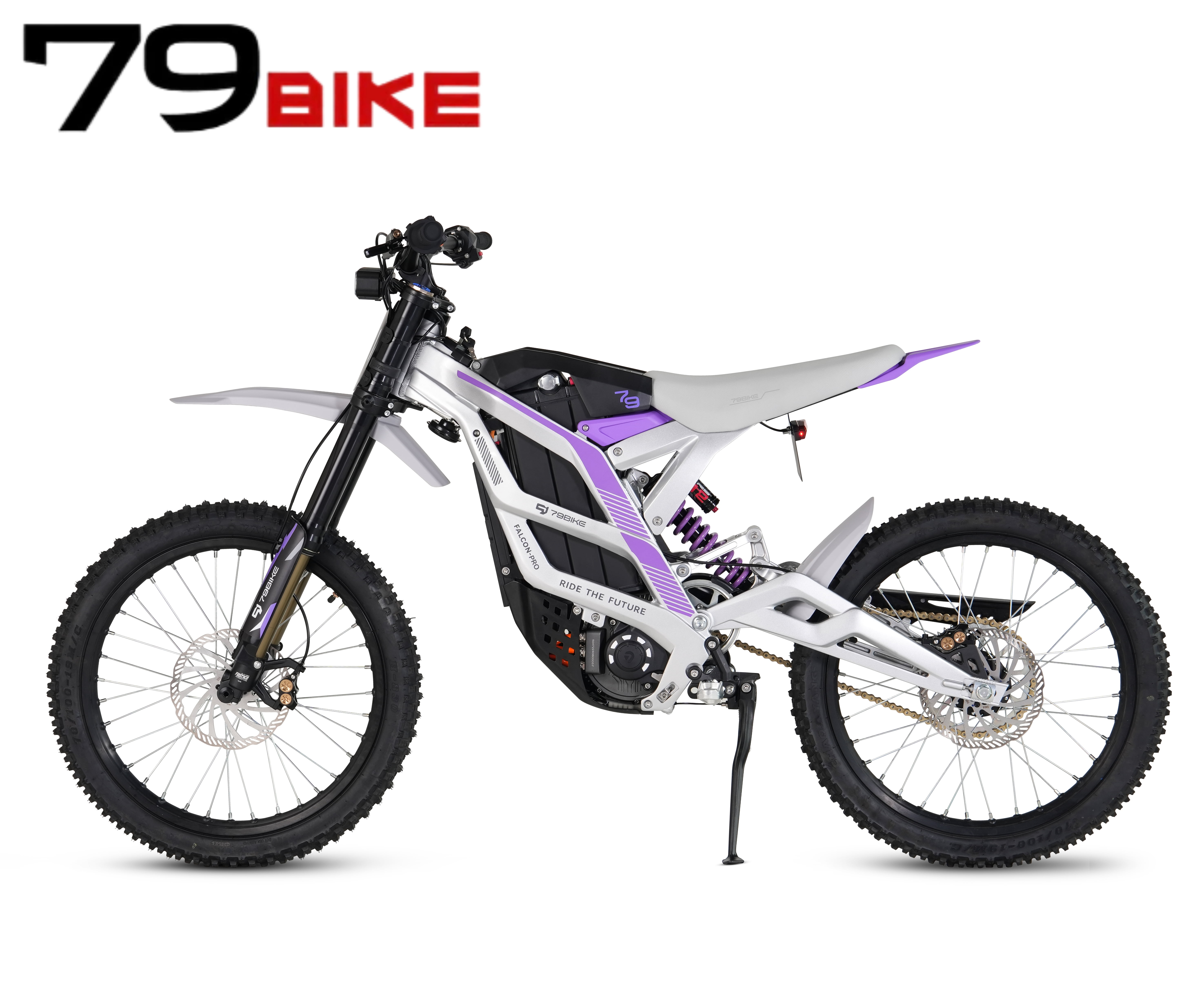 53MPH 10000W(Peak) Motor 72V/35Ah Battery 79Bike Falcon Pro Electric Motorcycle for Adults,Electric Bike,Torque 410N.m