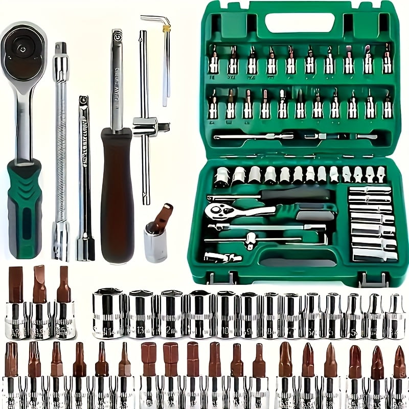 53PCS High-End Professional Auto Repair Kit - 1/2