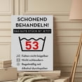 thumbnail image 1 of 53Rd Birthday Poster German Milestone Gag Gift Home Decor, 24x36 UNFRAMED, 1 of 3