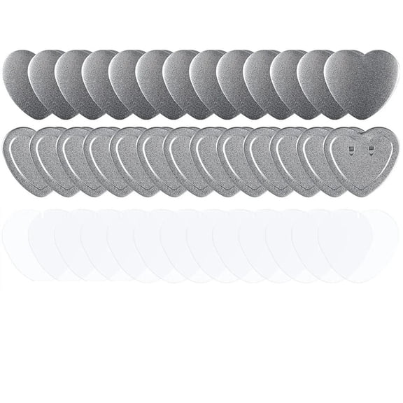 53X57.5MM Heart-Shaped Pin Button Maker Parts,Include 50-100Sets of Heart-Shaped Metal Cover Button ,Easy to Use