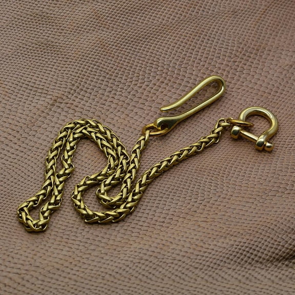 53cm Men's Trousers Chain Trucker Chain From Motorcyclist Chain with Hook From Musician - chain, 46cm chain