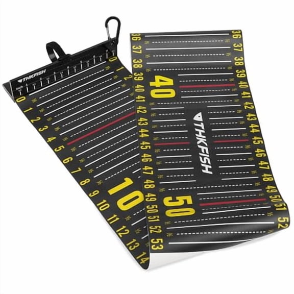 53in Fish Ruler with Measuring Board, Portable Waterproof Folding Fishing Ruler Fish Measuring Tape for Boat, Kayak, Coolers, Yacht and Workbench