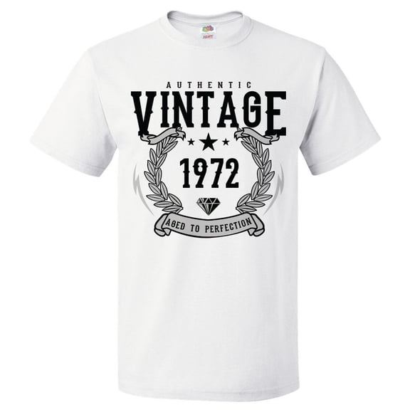 54th Birthday Gift For 54 Year Old 1972 Aged To Perfection T Shirt
