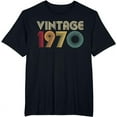 thumbnail image 1 of 53rd Birthday Vintage 1970 Classic MEN WOMEN Mom Dad T-Shirt, 1 of 3