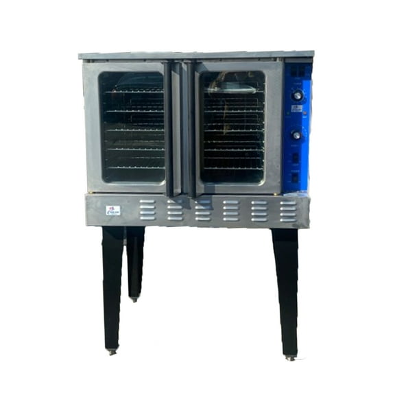 54,000BTU Commercial Three Inshot Burner Convection Natural Gas Oven 38 in.