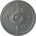 thumbnail image 1 of 54 1/4"OD x 2 7/8"P Milton Ceiling Medallion (Fits Canopies up to 10 1/2"), Hand-Painted Platinum, 1 of 6