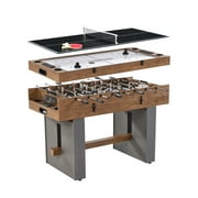 Combo Game Table Foosball, Air Hockey, Table Tennis & More Multi Game Table for Home or Game Room by Barrington Billiards