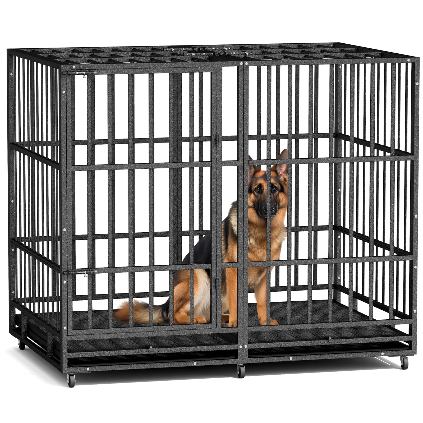 Photo inspiration: Gallery Detail: 54 48 42 38 Inch Heavy Duty Steel Dog Crate