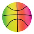 thumbnail image 1 of 54-5260BX Rainbow Sport Vinyl Basketball, 1 of 1