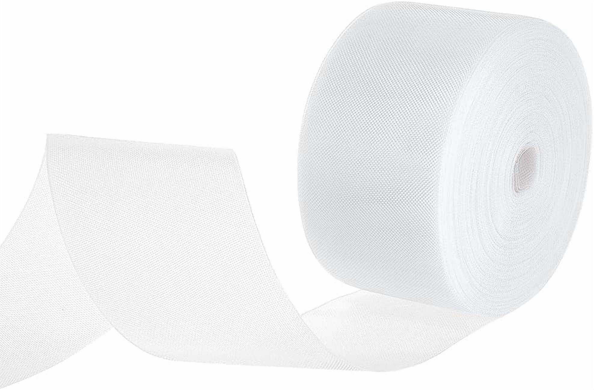 54.6 Yards Translucent Drapery Buckram 3.2 Inch White Heading Tape Sew-in Fabrics Drapes DIY