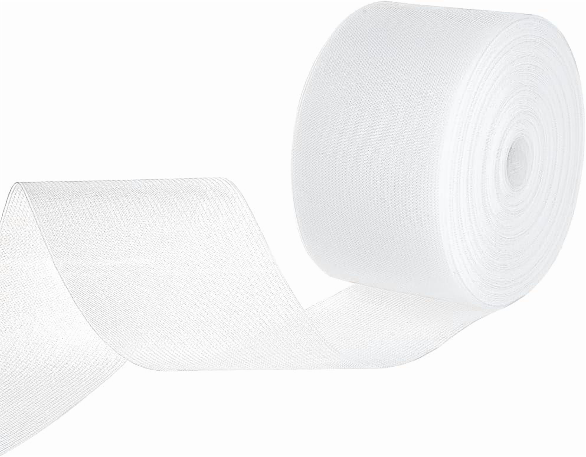 54.6 Yards Translucent Drapery Buckram 4 Inch Close-Meshed White Heading Tape Sew-in Fabrics Drapes for Home Sewing Window Curtains Garment Accessories diy