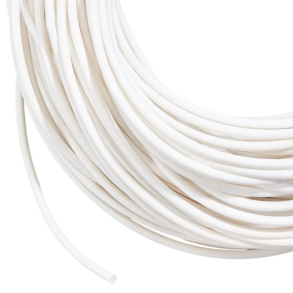 54.68 Yards PVC Welt Cord Piping 4mm White Polyester Piping Cord for Crochet Knitting Weaving or Trim in Garments Cushions