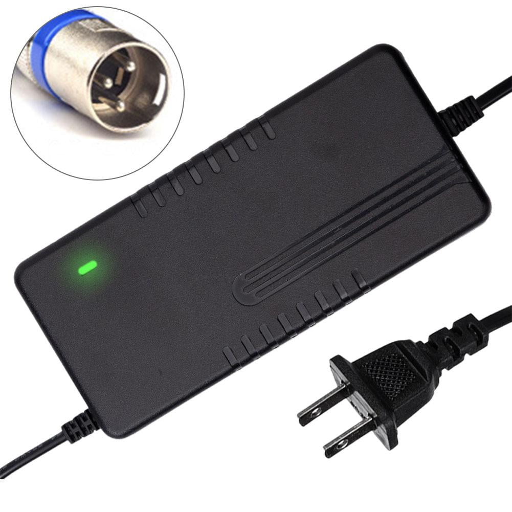 54.6V 2A Lithium Battery Charger For 48V Electric ycle E-Bike Adapter UK M2J9