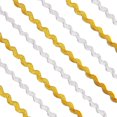 thumbnail image 1 of 54.7Yards RIC Rac Wavy Bending Ribbon Rick Rack Webbing Edge Fringe Trim Curved Lace Dress Accessories, 1 of 9