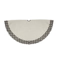 thumbnail image 1 of Allstate 54" Black and White Rhinestone Christmas Tree Skirt, 1 of 4