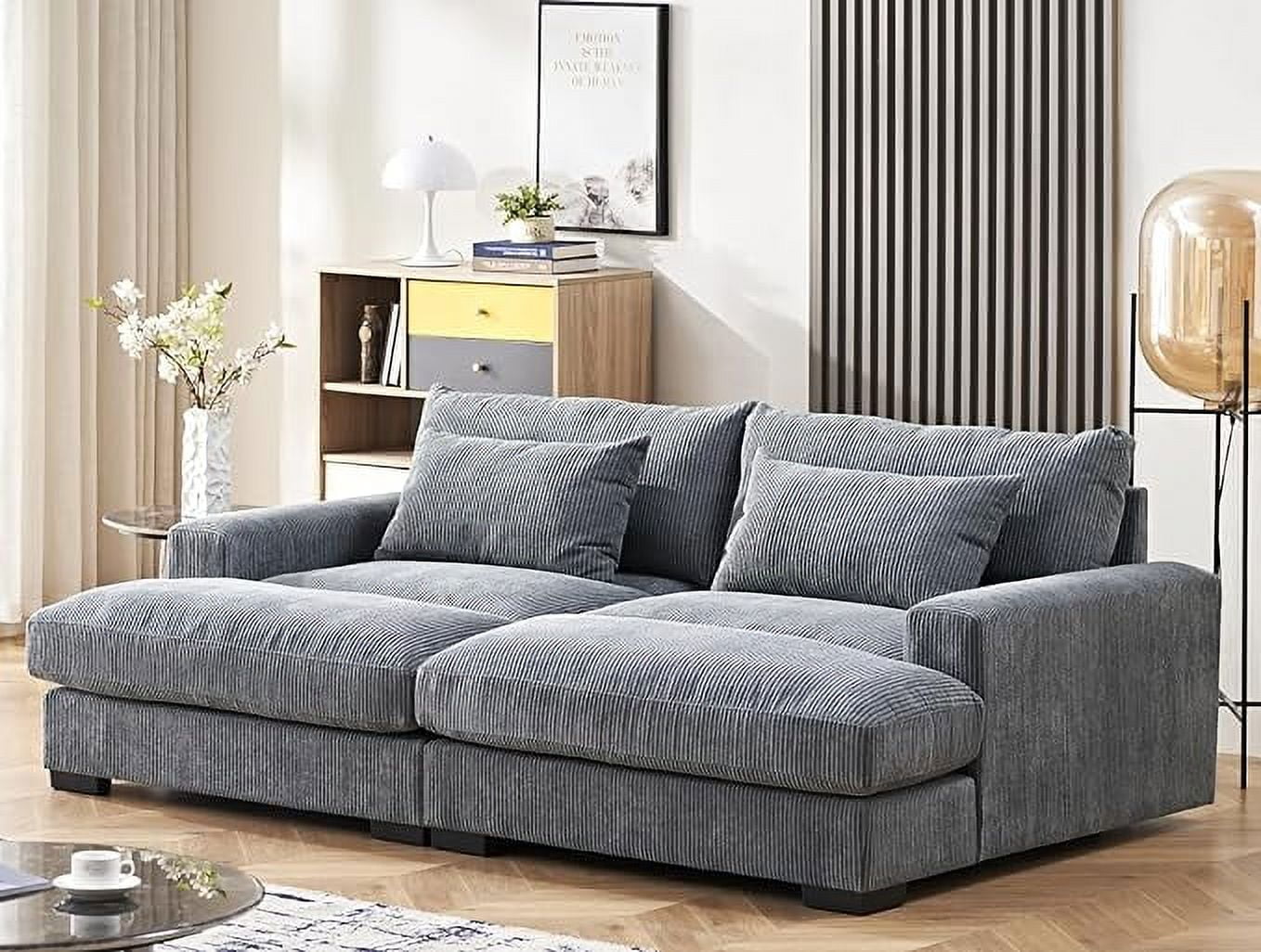 US Pride Furniture 54'' Depth Deep Seated sofa