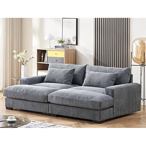 US Pride Furniture 54'' Depth Deep Seated sofa