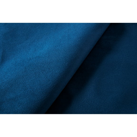 54" Headboard Queen Bed, Graceful Tufting, Nailhead Trim Wingback, Blue Velvet Upholstered, No Box Spring, Quick Setup Attractive Button Velvet, Assembly Steps