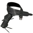 thumbnail image 1 of 54 In Hilason Western Right Hand Gun Holster Rig 38 Cal Leather Cowboy, 1 of 8