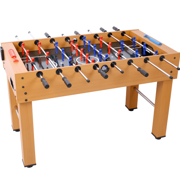 54-Inch Hurricane Foosball Table Light Cherry Finish with Analog Scoring
