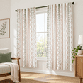 Window Bath Protector 54 Inch Short Boho Flcurta Linen Whimsicaltbotanical Pattern Sheer For ...