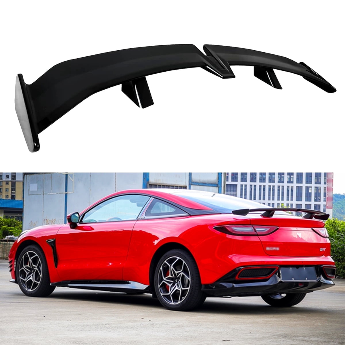 54 Inch Universal Rear Spoiler, PRO Style Car Rear Trunk Spoiler Wing ...