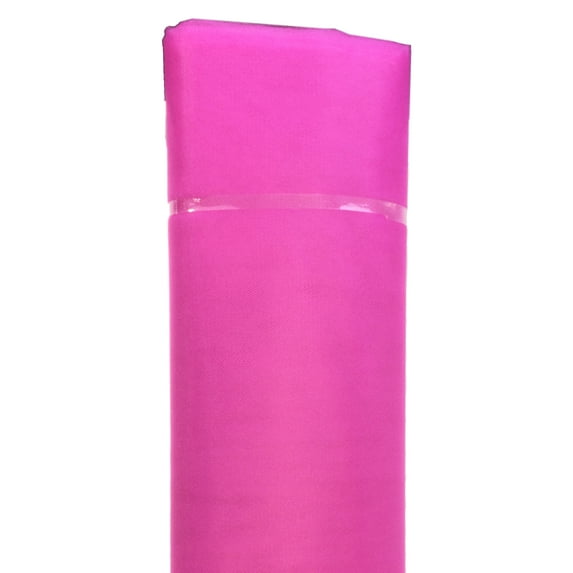 54" Inches Wide by 40 Yards Long Tulle Bolt for Decorations - Fuchsia