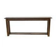 54" LANCASTER SOFA TABLE WITH SHELF