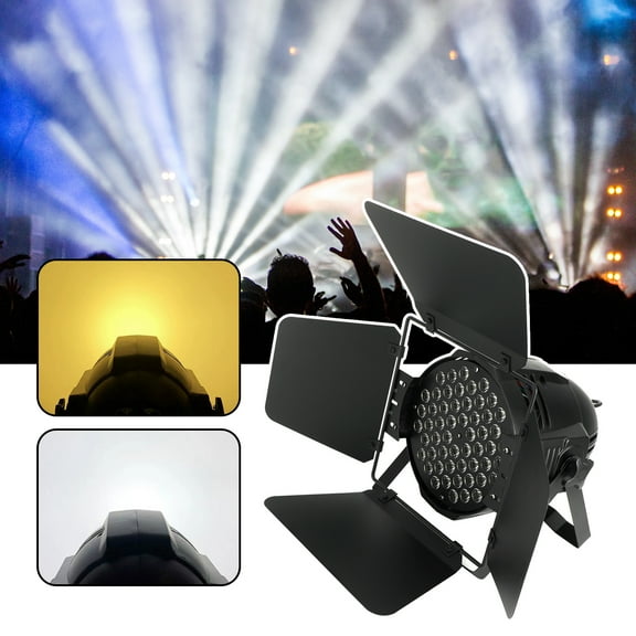 54 LED Stage Par Light Party Lighting DMX DJ Disco Show Spotlight Cool Warm