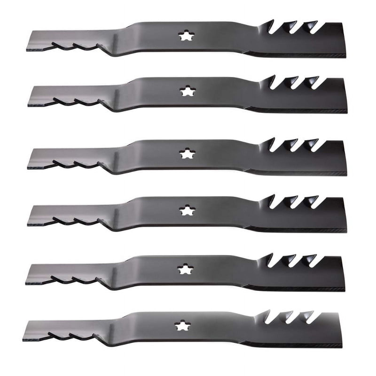 54" Mower Mulch Gator Blades 187254 187255 187256 Husqvarna Craftsman Poulan (6-Pack)