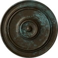 thumbnail image 1 of 54"OD x 4 7/8"P Large Classic Ceiling Medallion (Fits Canopies up to 13 1/2"), Hand-Painted Bronze Blue Patina, 1 of 6