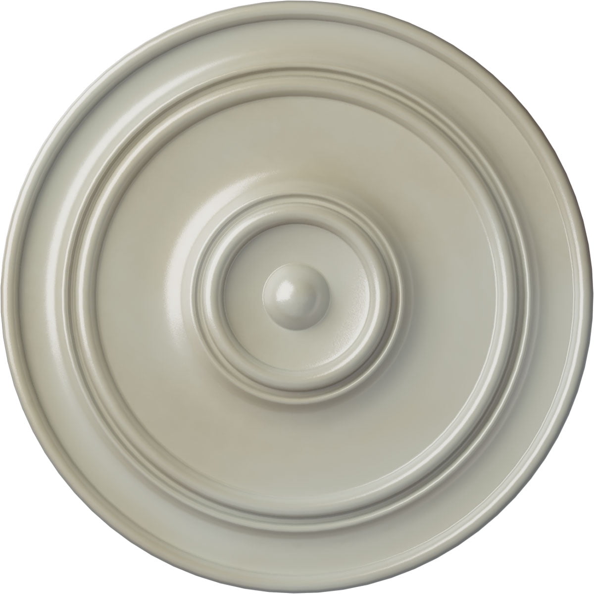 54"OD x 4 7/8"P Large Classic Ceiling Medallion (Fits Canopies up to 13 1/2"), Hand-Painted Flash Blue