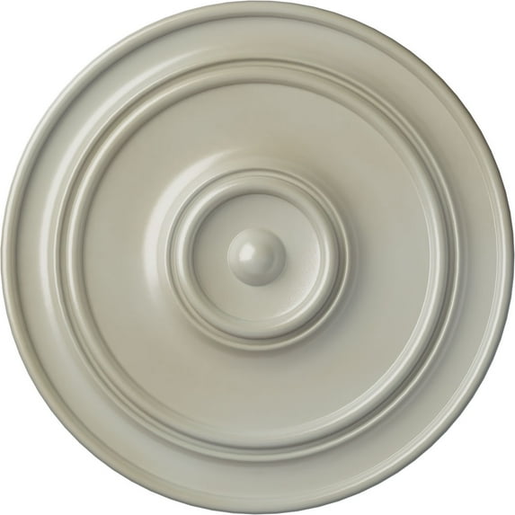 54"OD x 4 7/8"P Large Classic Ceiling Medallion (Fits Canopies up to 13 1/2"), Hand-Painted Flash Blue