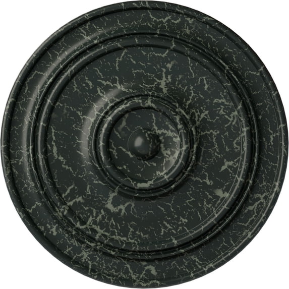54"OD x 4 7/8"P Large Classic Ceiling Medallion (Fits Canopies up to 13 1/2"), Hand-Painted Painted Turtle Crackle